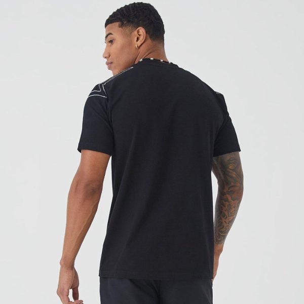 Slim Heavyweight Rhinestone Star T-Shirt - Image 2