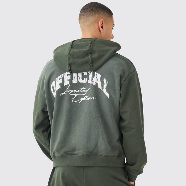 Oversized Boxy Official Spray Wash Hoodie - Image 2