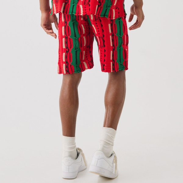 Relaxed Fit 3D Knitted Short - Image 2
